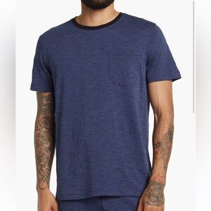 Men’s Daniel Buchler Navy Blue shirt, size large, NWOT